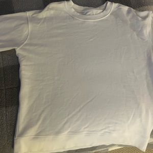 White, lulu lemon sweatshirt long sleeve